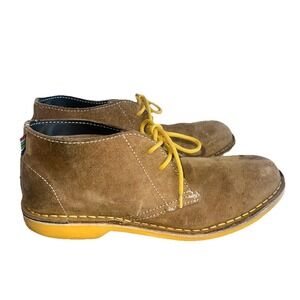 Veldskoen Heritage Vilakazi Yellow Sole Men's US Size 8 Brown Suede Chukka Boot